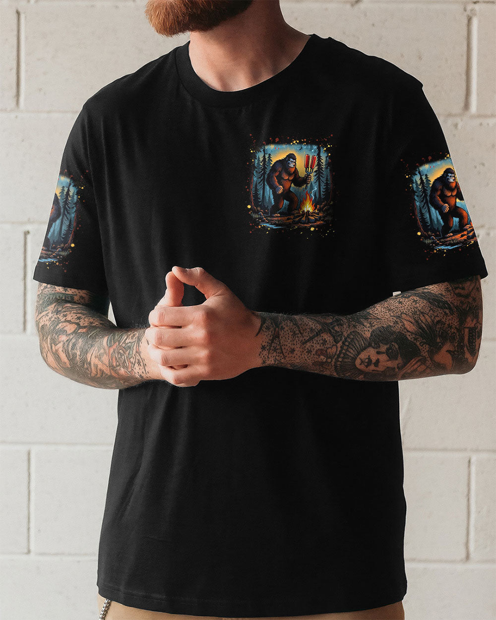 BIGFOOT GRABBED MY WIENER ALL OVER PRINT - YHLN2608253