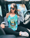 MEET ME AT MY HAPPY PLACE CAMPFIRE TIE DYE ALL OVER PRINT  - TLHG1111243