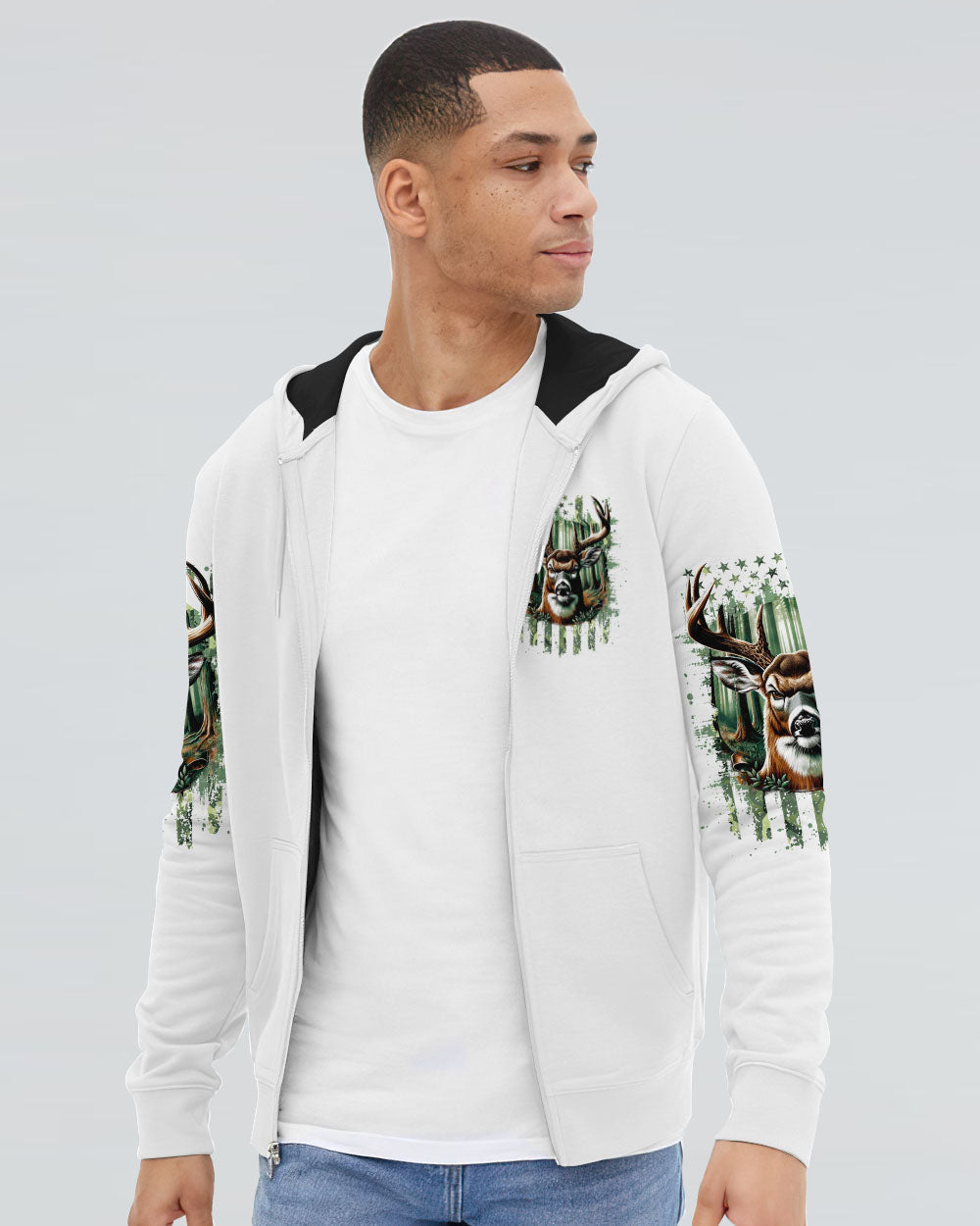 THE CLOSER I GET TO NATURE HUNTING ALL OVER PRINT - TLNO0110243