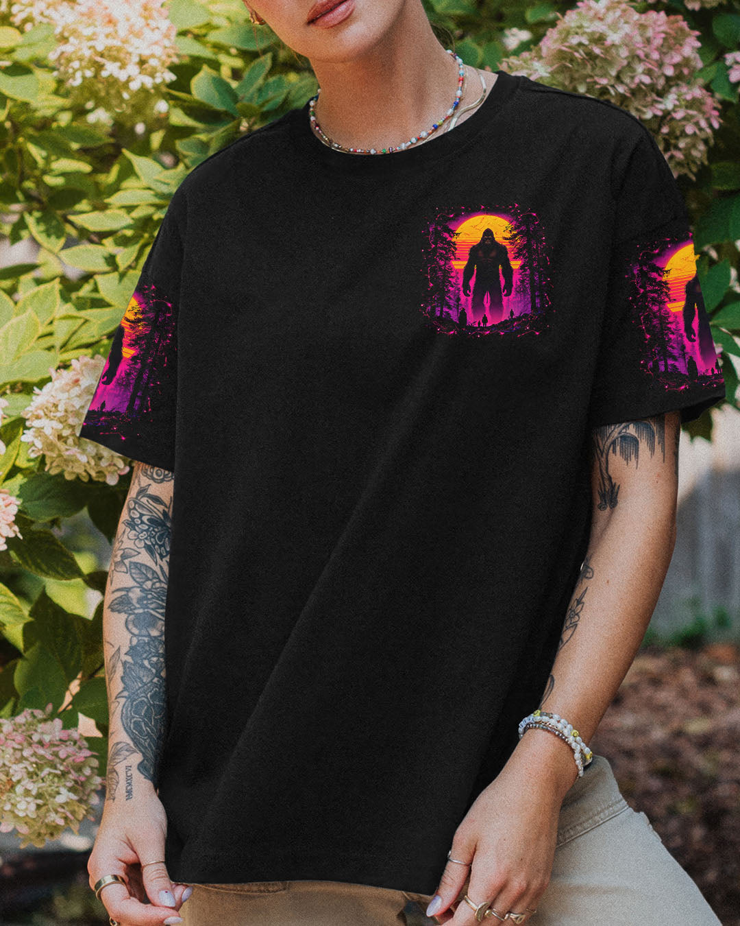 HELLO DARKNESS MY OLD FRIEND BIGFOOT ALL OVER PRINT - TLNO0311251