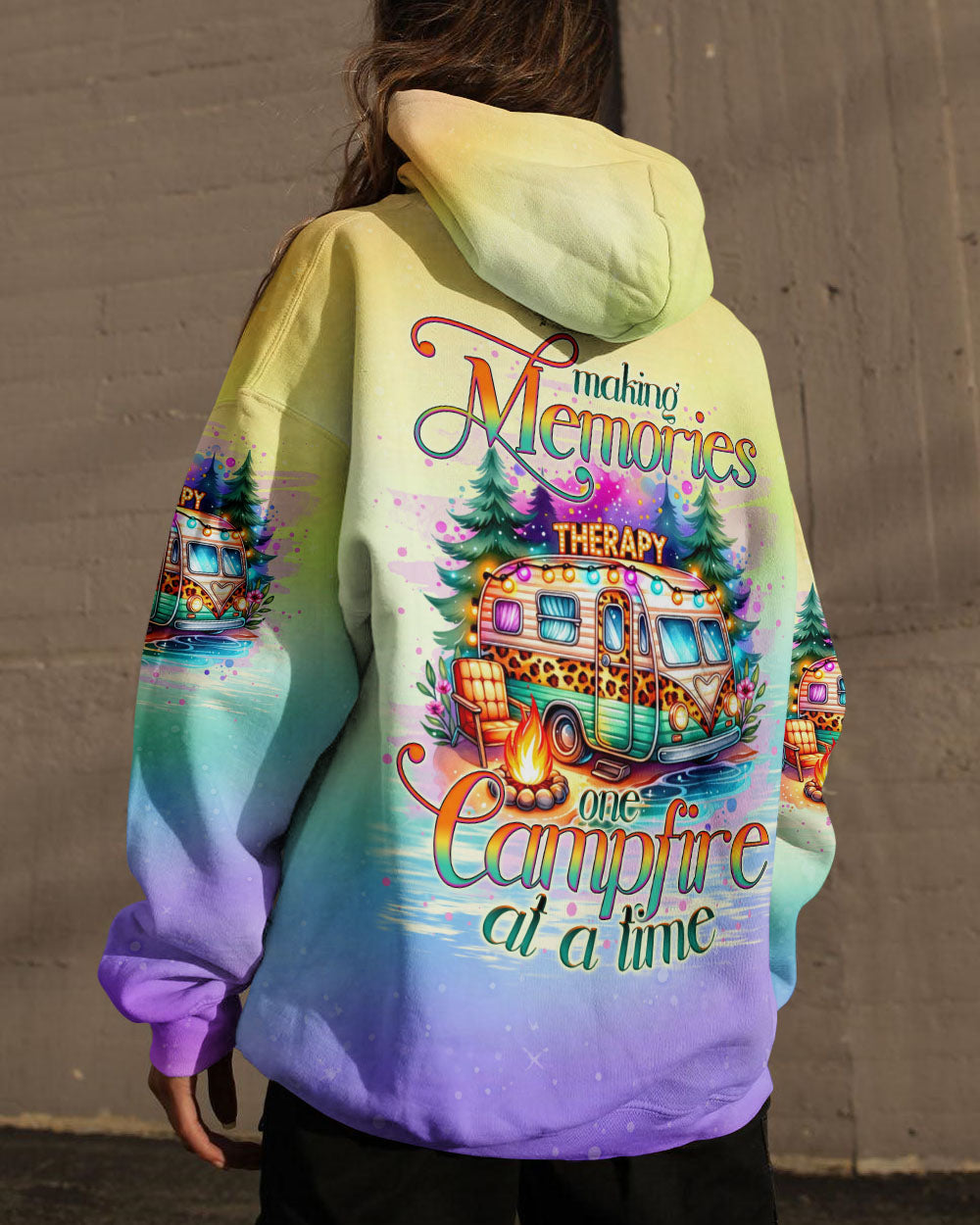 MAKING MEMORIES ONE CAMPFIRE AT A TIME ALL OVER PRINT - TLNO0606244