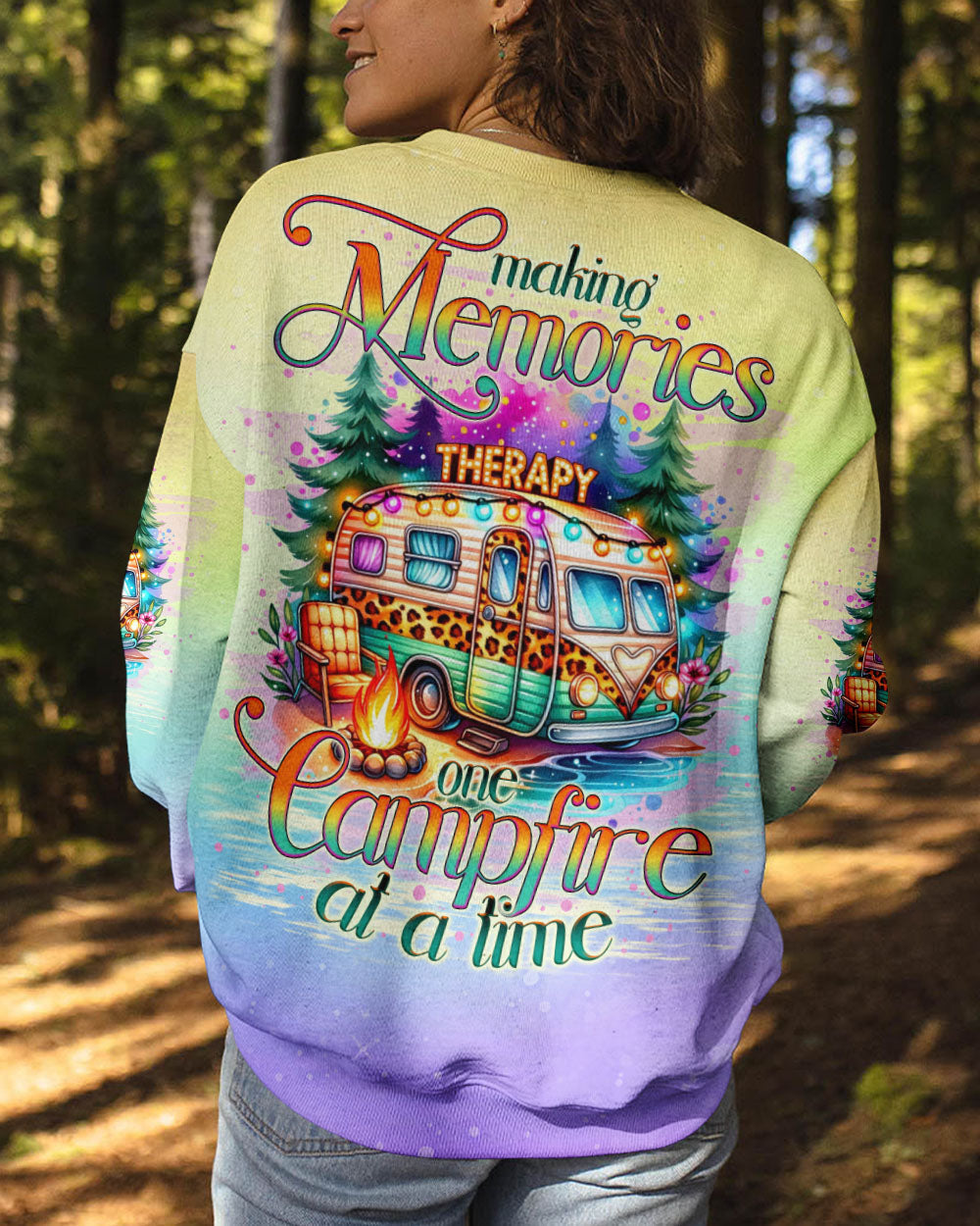 MAKING MEMORIES ONE CAMPFIRE AT A TIME ALL OVER PRINT - TLNO0606244