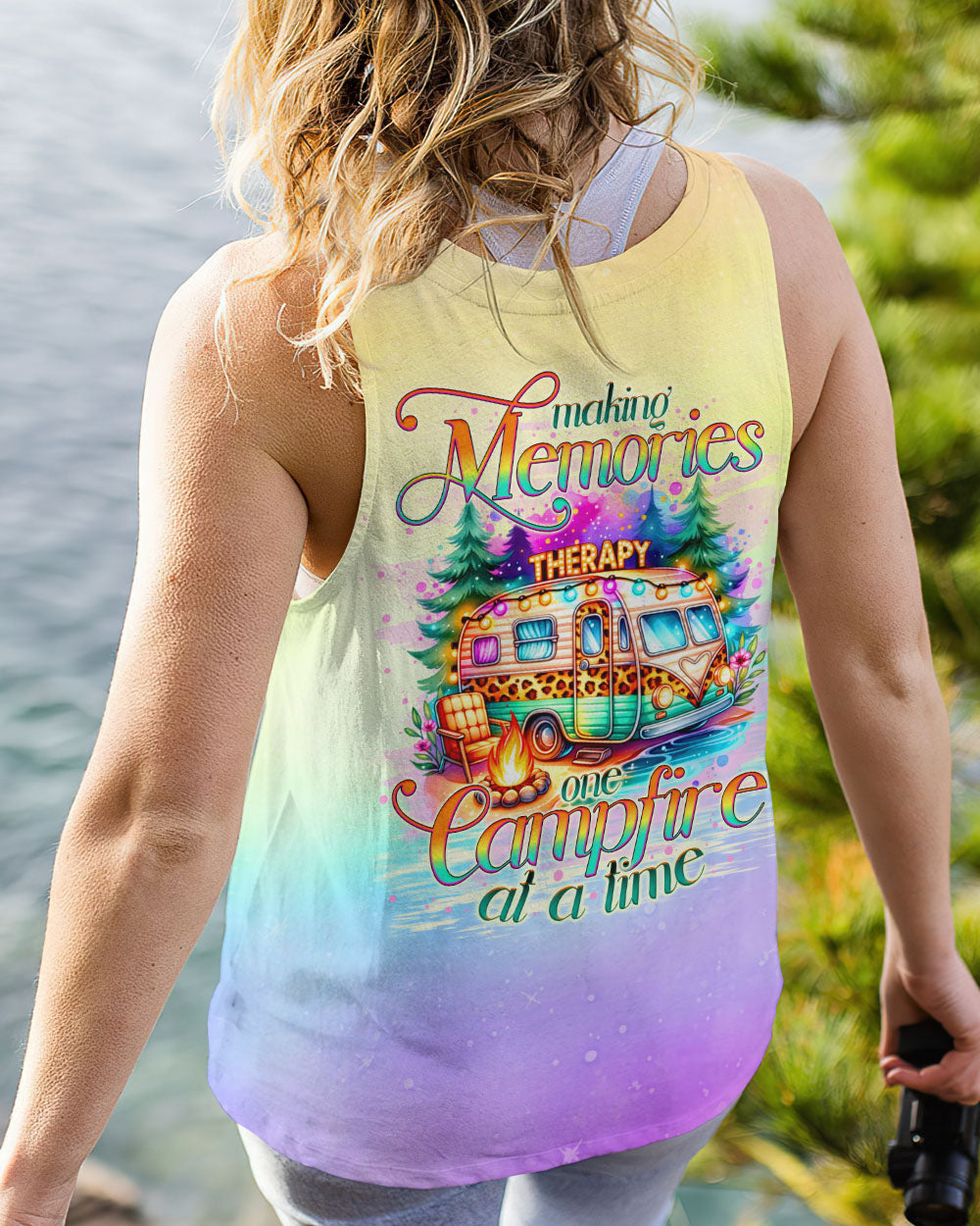 MAKING MEMORIES ONE CAMPFIRE AT A TIME ALL OVER PRINT - TLNO0606244
