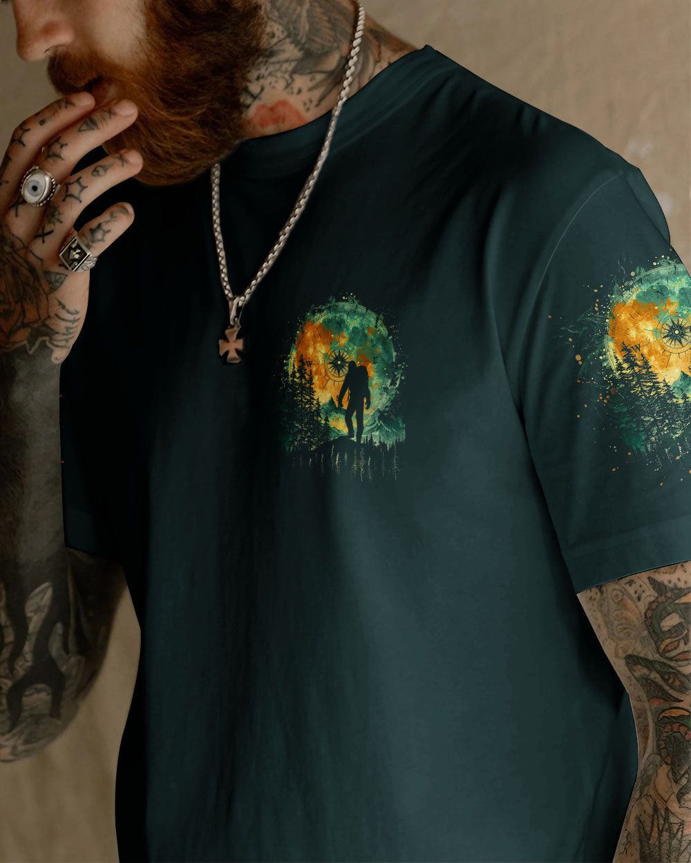AND INTO THE FOREST I GO BIGFOOT ALL OVER PRINT - TLNO1002251