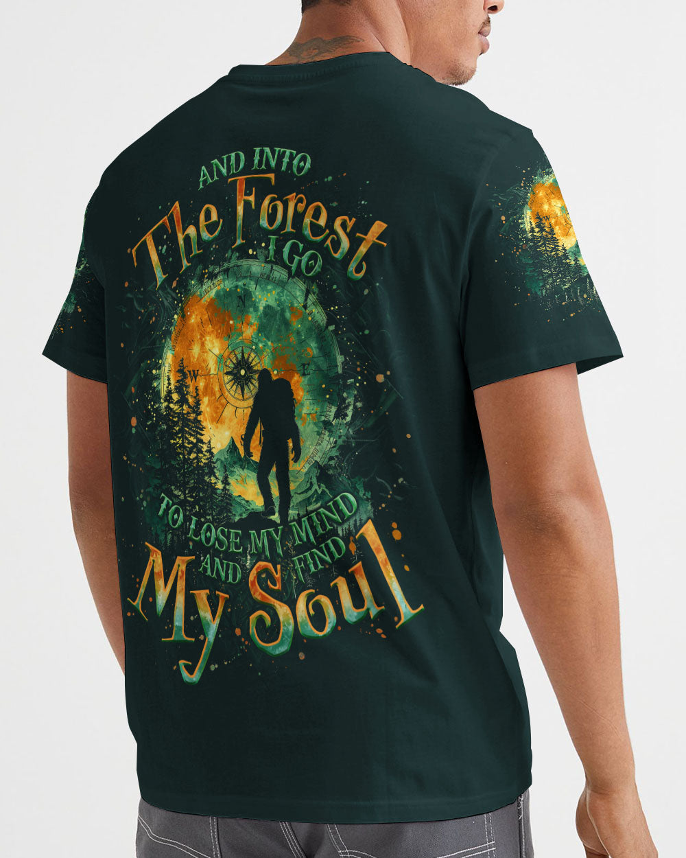 AND INTO THE FOREST I GO BIGFOOT ALL OVER PRINT - TLNO1002251