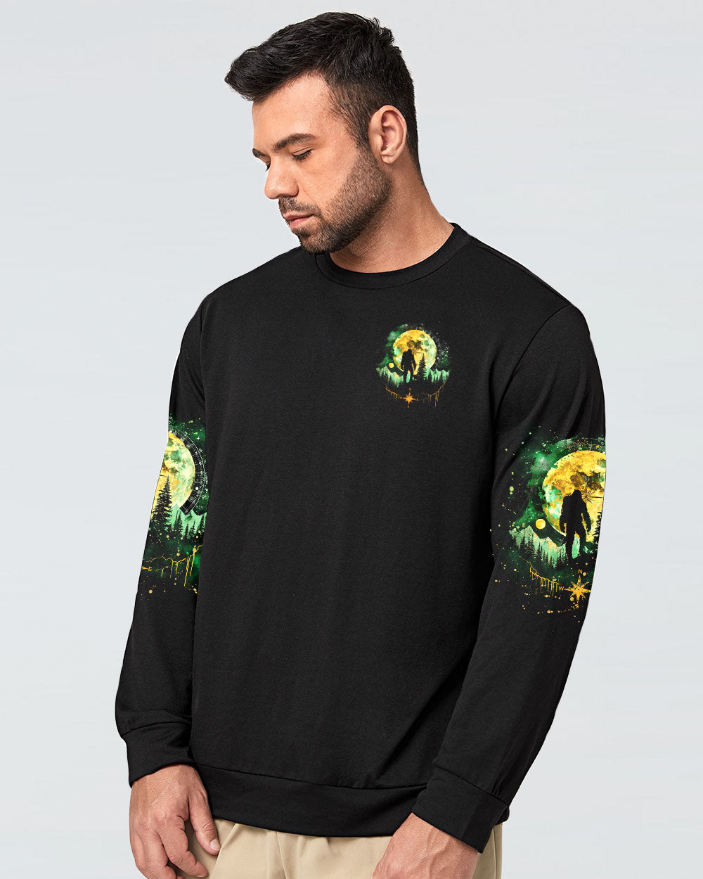 AND INTO THE FOREST I GO BIGFOOT ALL OVER PRINT - TLNO1212243