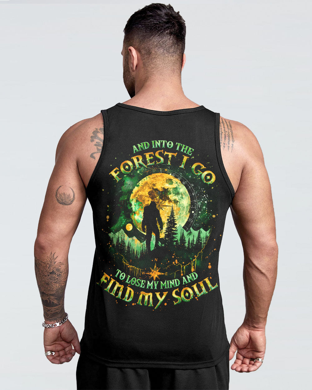 AND INTO THE FOREST I GO BIGFOOT ALL OVER PRINT - TLNO1212243