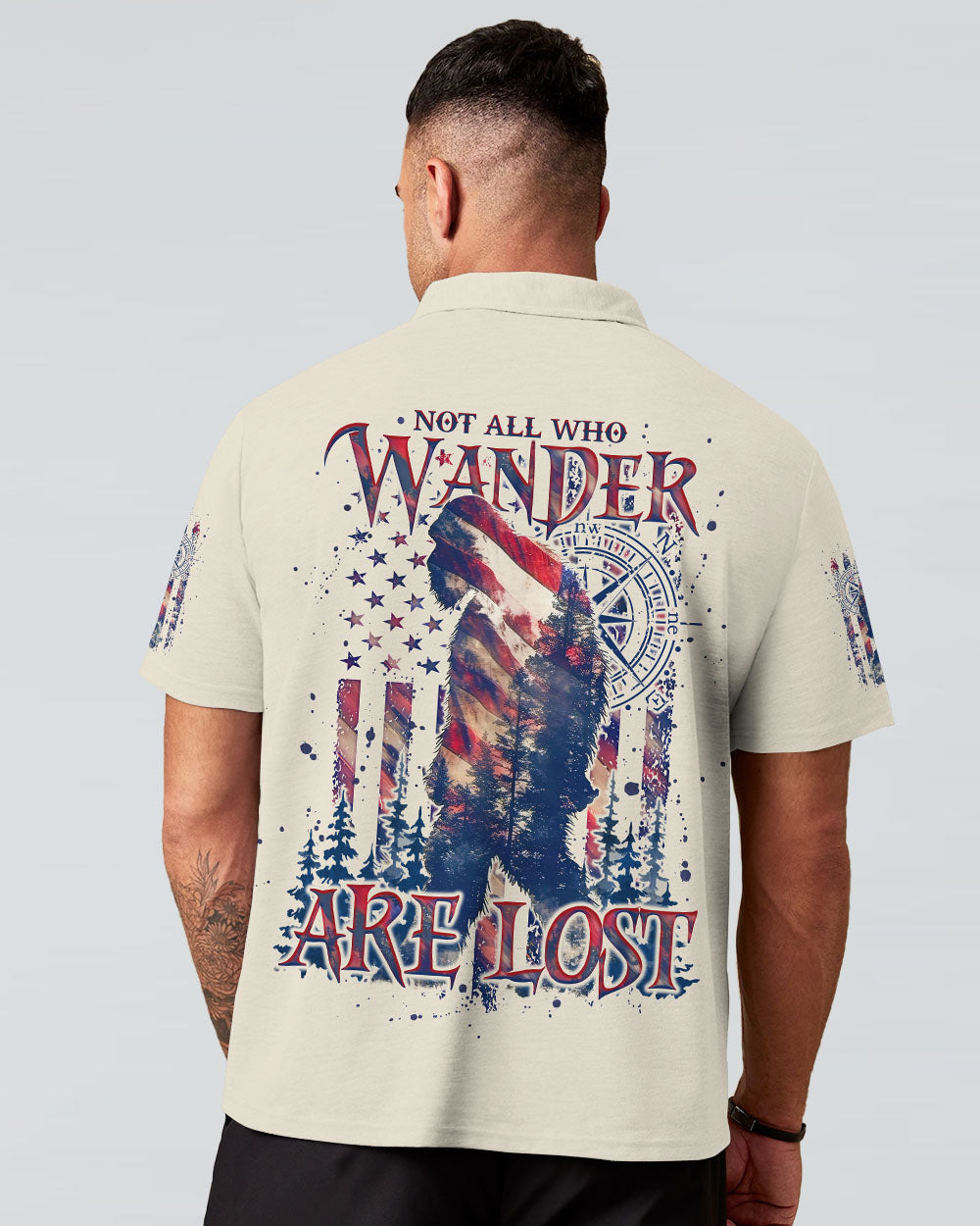 NOT ALL WHO WANDER ARE LOST BIGFOOT  ALL OVER PRINT - TLNO1311243