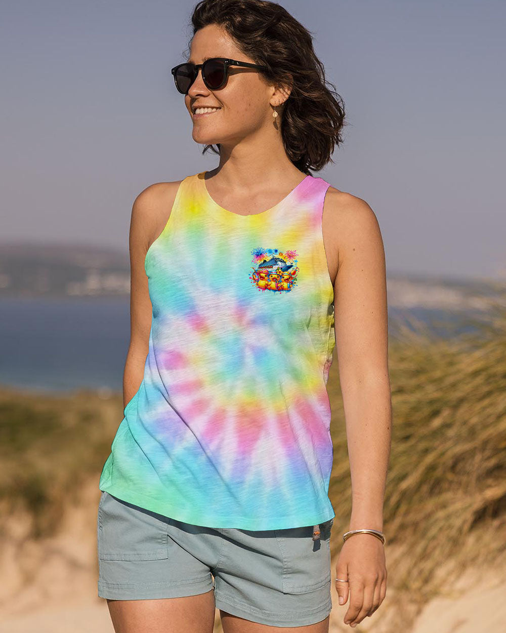 OH SHIP IT'S A BESTIES TRIP CRUISE DUCK ALL OVER PRINT - TLNO1706253