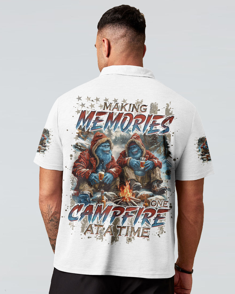 MAKING MEMORIES ONE CAMPFIRE AT A TIME BIGFOOT  ALL OVER PRINT - TLNO1812243