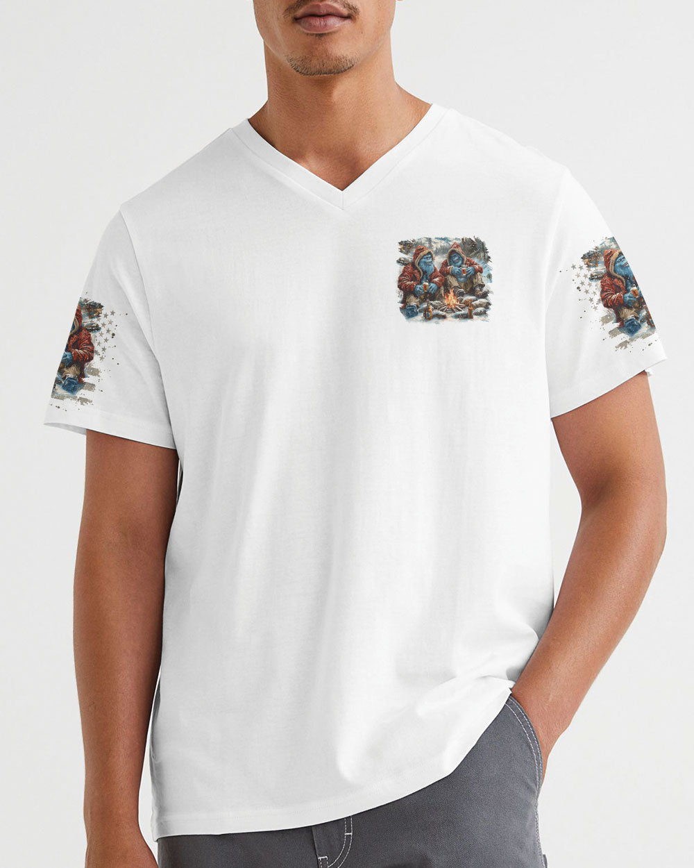 MAKING MEMORIES ONE CAMPFIRE AT A TIME BIGFOOT  ALL OVER PRINT - TLNO1812243