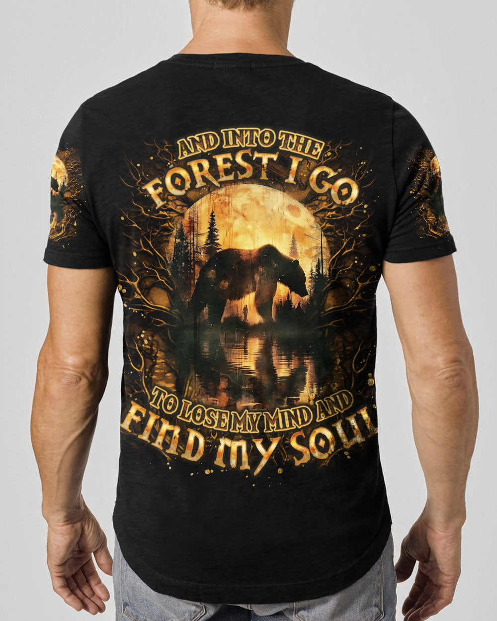 AND INTO THE FOREST I GO BEAR ALL OVER PRINT  - TLNO1903251