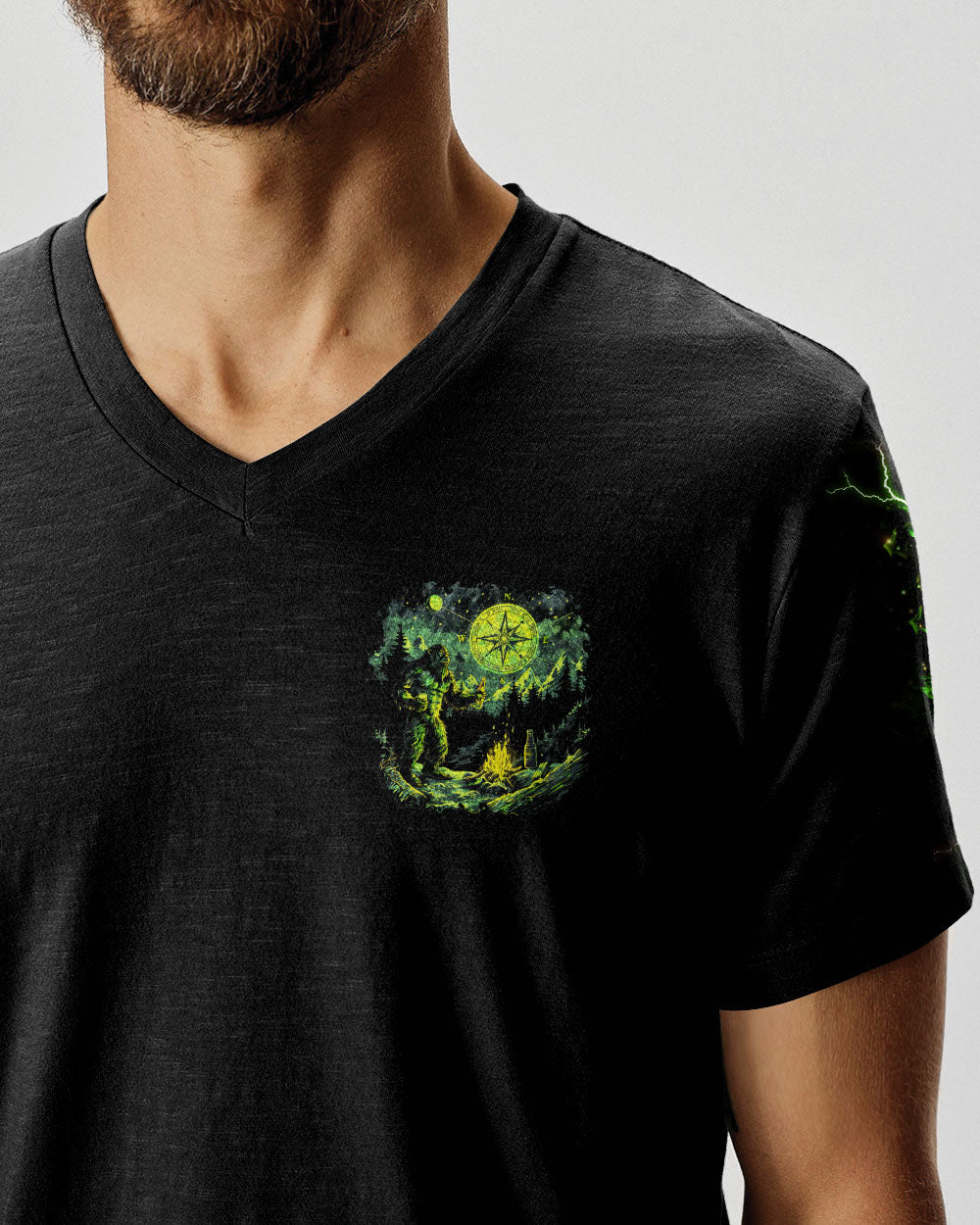I PARTY WITH SASQUATCH BIGFOOT ALL OVER PRINT - TLNO2002252