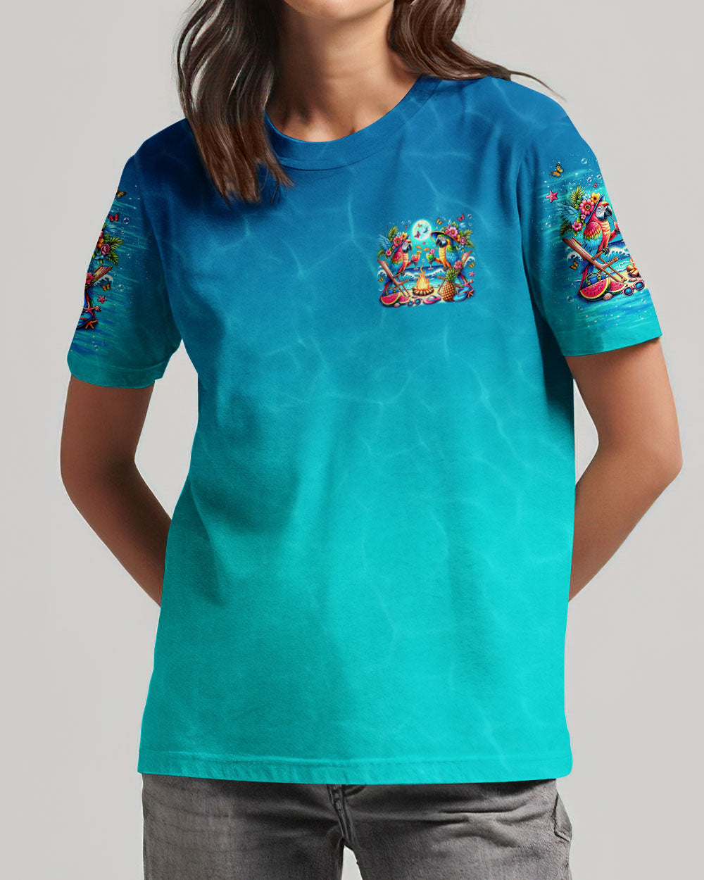 MAKING MEMORIES ONE CAMPFIRE AT A TIME PARROT ALL OVER PRINT - TLNO2305244