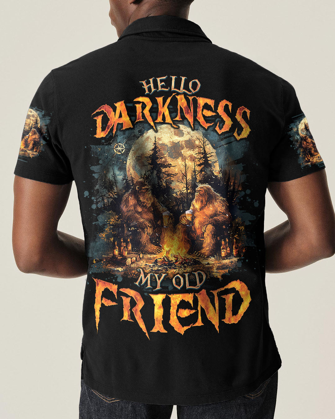 HELLO DARKNESS MY OLD FRIEND BIGFOOT ALL OVER PRINT - TLNO2410251
