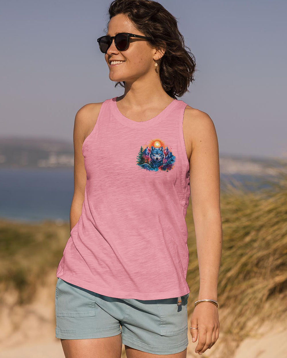 BE WILD AND WONDER WOLF ALL OVER PRINT - TLNO2503251