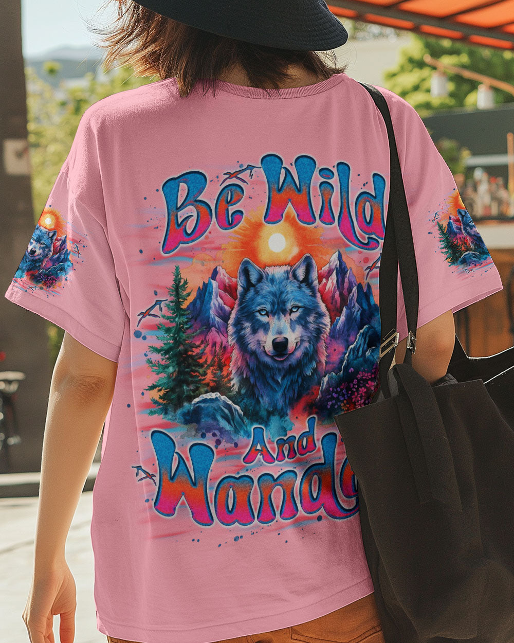 BE WILD AND WANDER WOLF ALL OVER PRINT - TLNO2604251