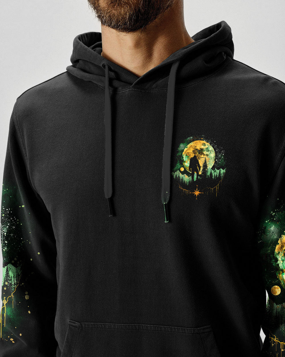 NOT ALL WHO WANDER ARE LOST BIGFOOT COMPASS ALL OVER PRINT - TLNO2709241