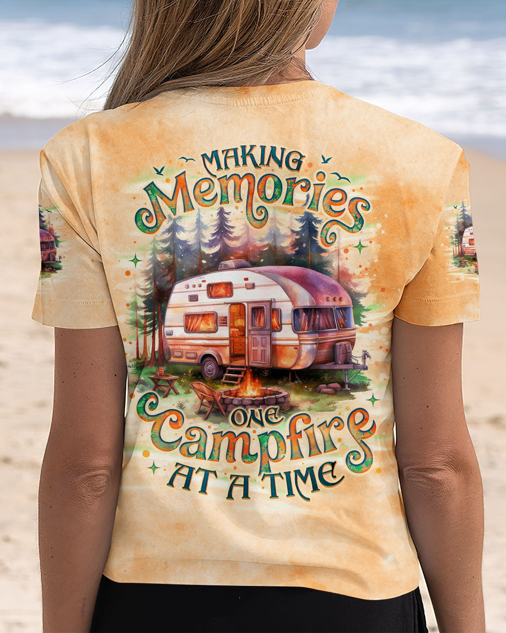 MAKING MEMORIES ONE CAMPFIRE AT A TIME ALL OVER PRINT - TLNO2810243