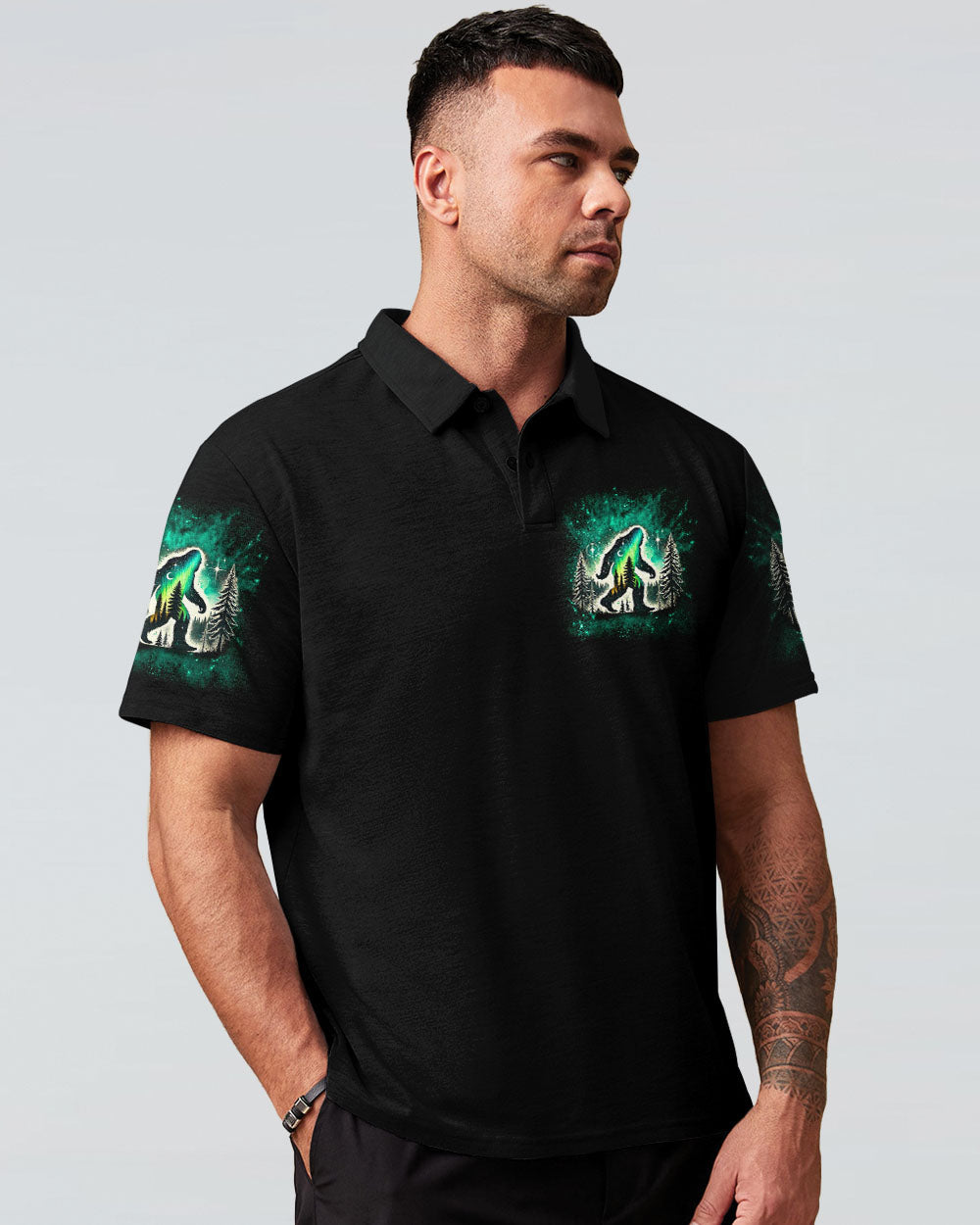 AND INTO THE FOREST I GO BIGFOOT ALL OVER PRINT - TLNT0211241