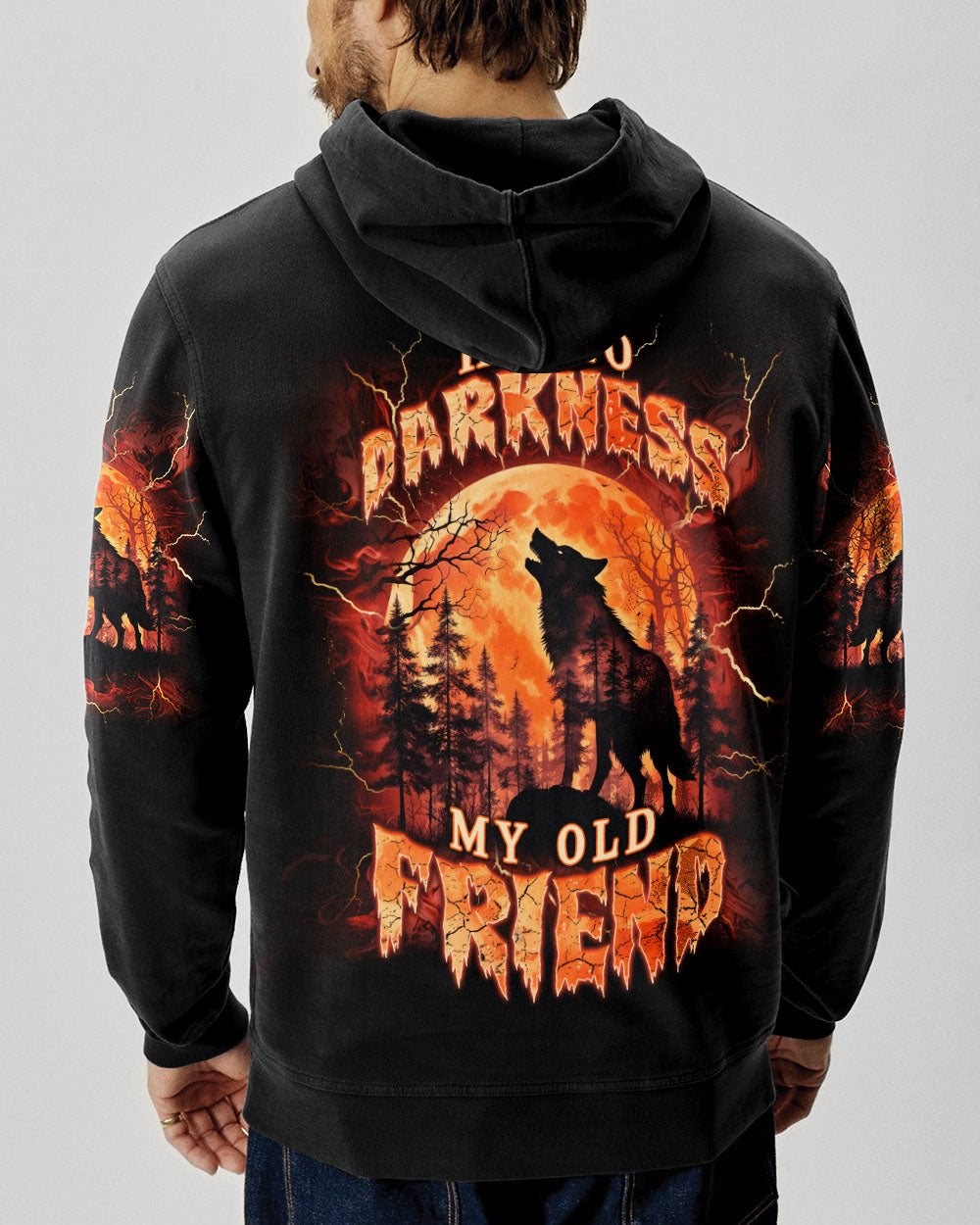 HELLO DARKNESS MY OLD FRIEND WOLF ALL OVER PRINT - TLNT0311253