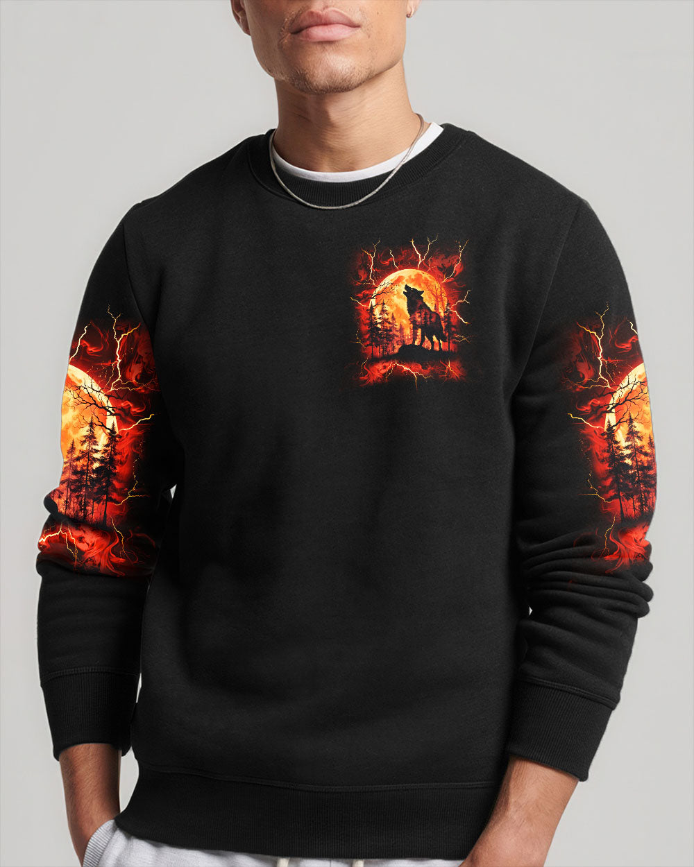 HELLO DARKNESS MY OLD FRIEND WOLF ALL OVER PRINT - TLNT0311253