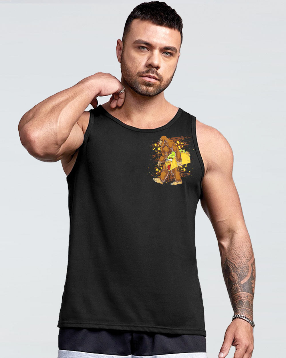 BIGFOOT STOLE MY TACOS BIGFOOT ALL OVER PRINT - TLNT0409253
