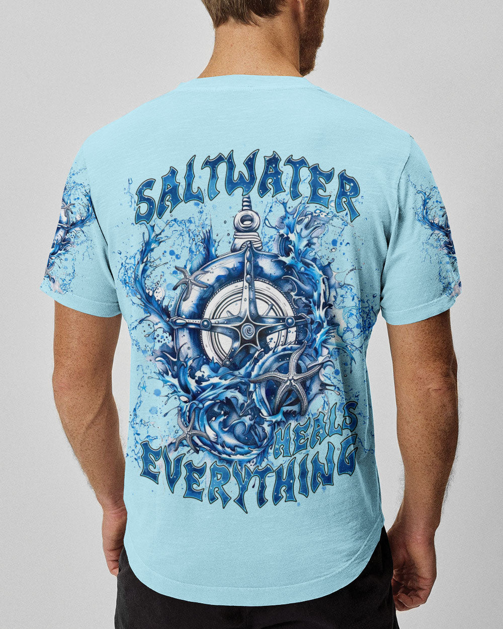 SALTWATER HEALS EVERYTHING COMPASS WAVES OCEAN ALL OVER PRINT - TLNT0503252