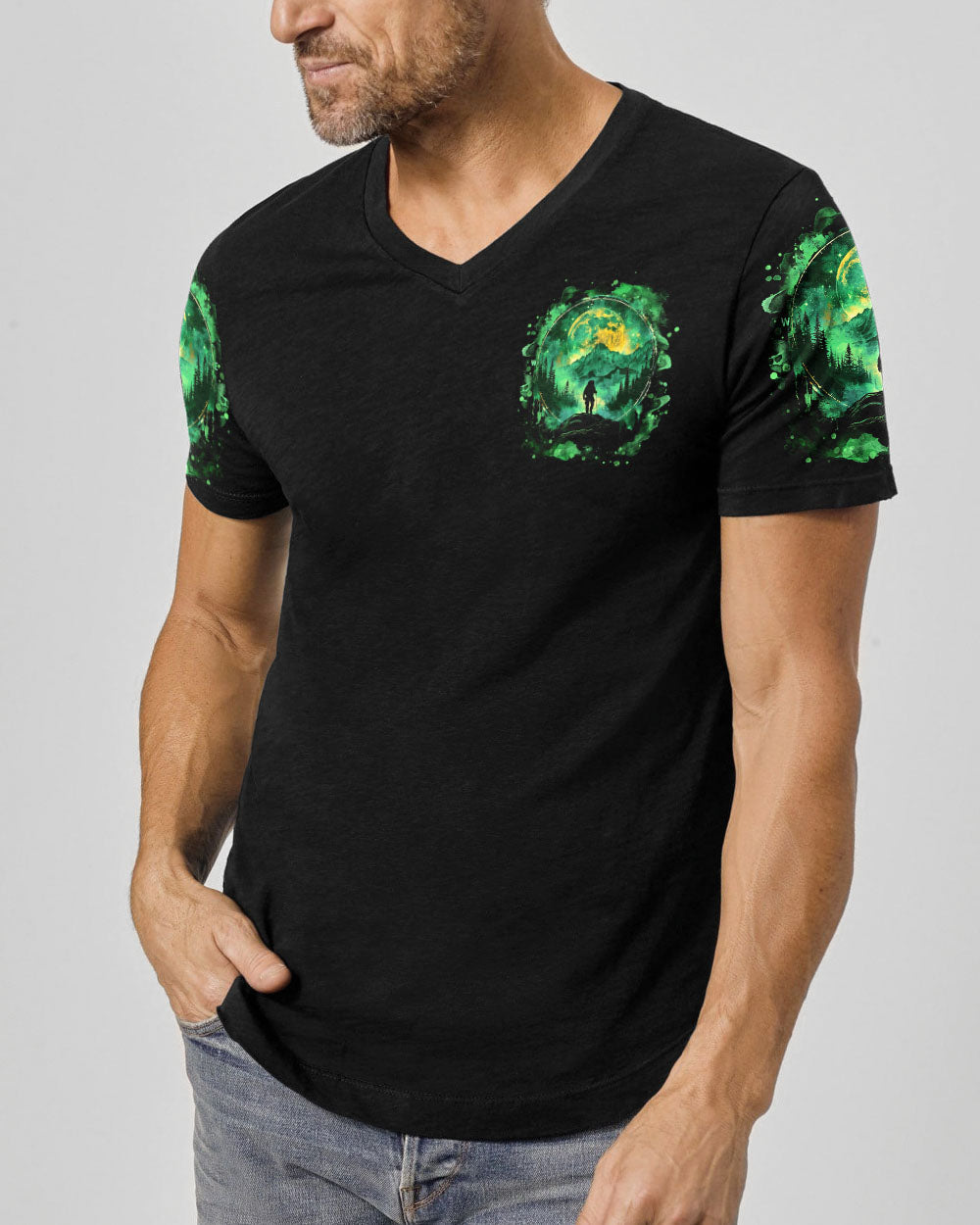 THE BEST VIEW COMES AFTER BIGFOOT HIKING ALL OVER PRINT - TLNT0601251