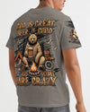GOD IS GREAT BEER IS GOOD BEAR ALL OVER PRINT - TLNT0608251