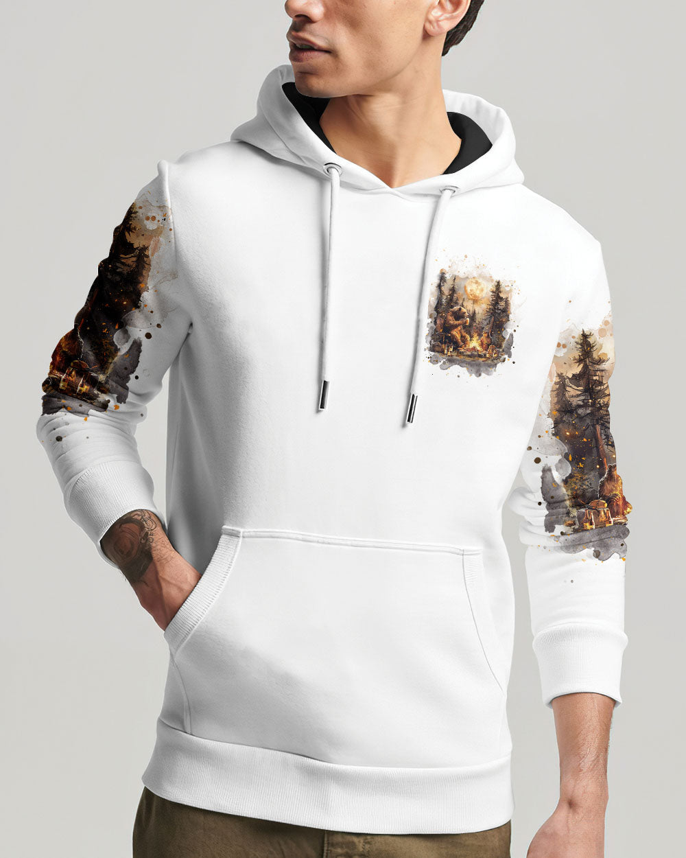 MAKING MEMORIES ONE CAMPFIRE AT A TIME BEAR ALL OVER PRINT - TLNT0609241