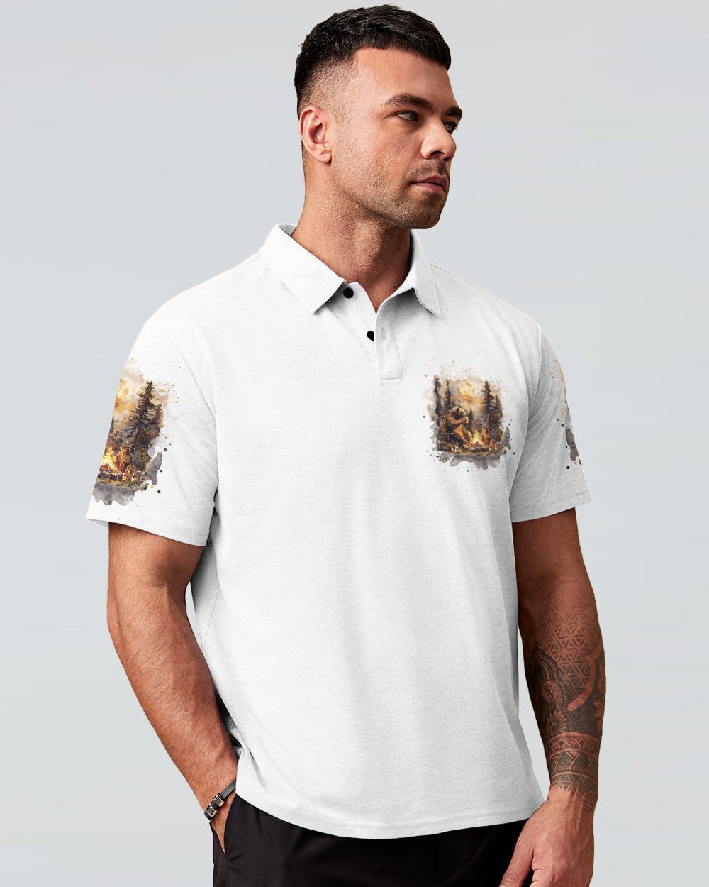 MAKING MEMORIES ONE CAMPFIRE AT A TIME BEAR ALL OVER PRINT - TLNT0609241