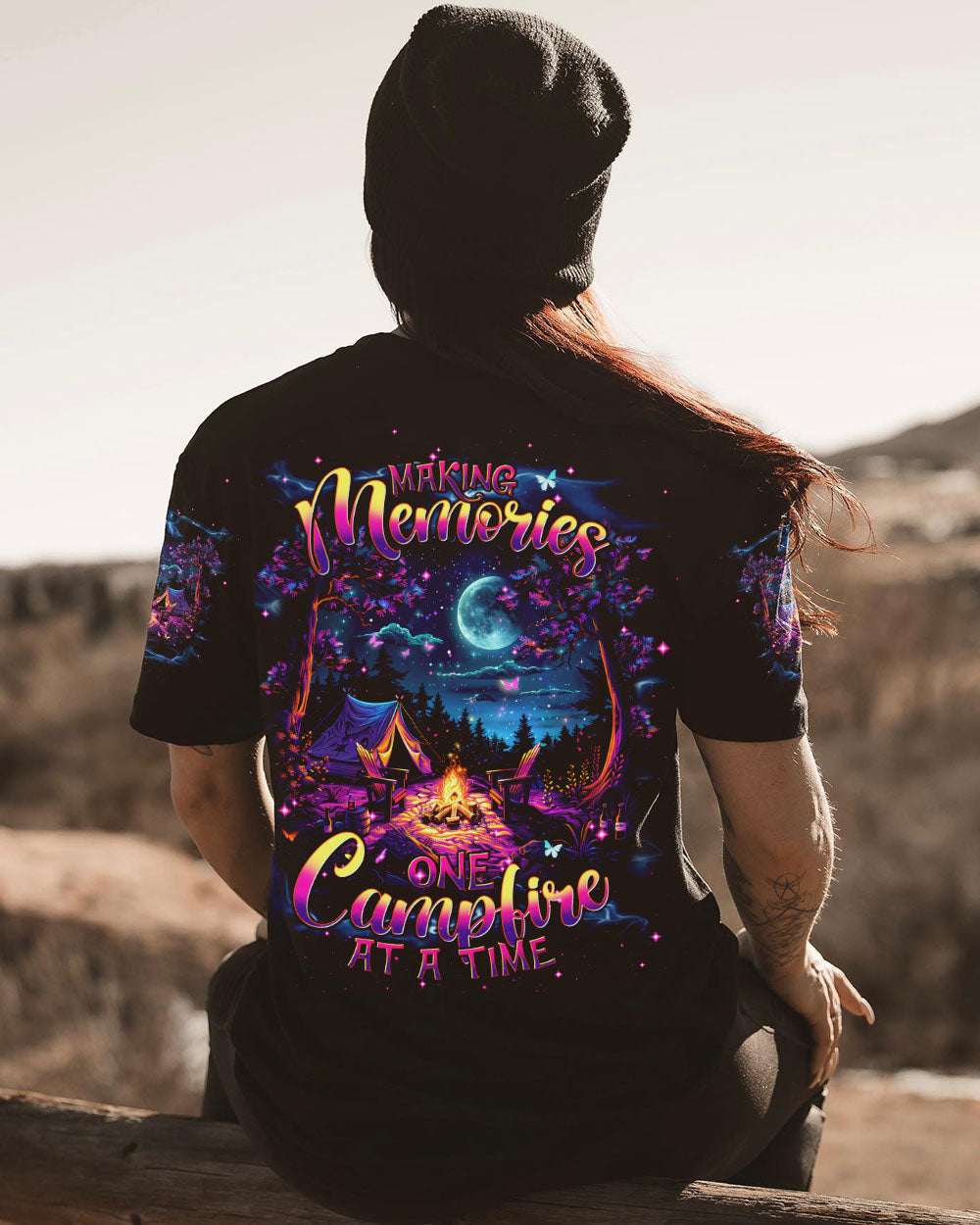 MAKING MEMORIES ONE CAMPFIRE AT A TIME ALL OVER PRINT - TLNT0710243