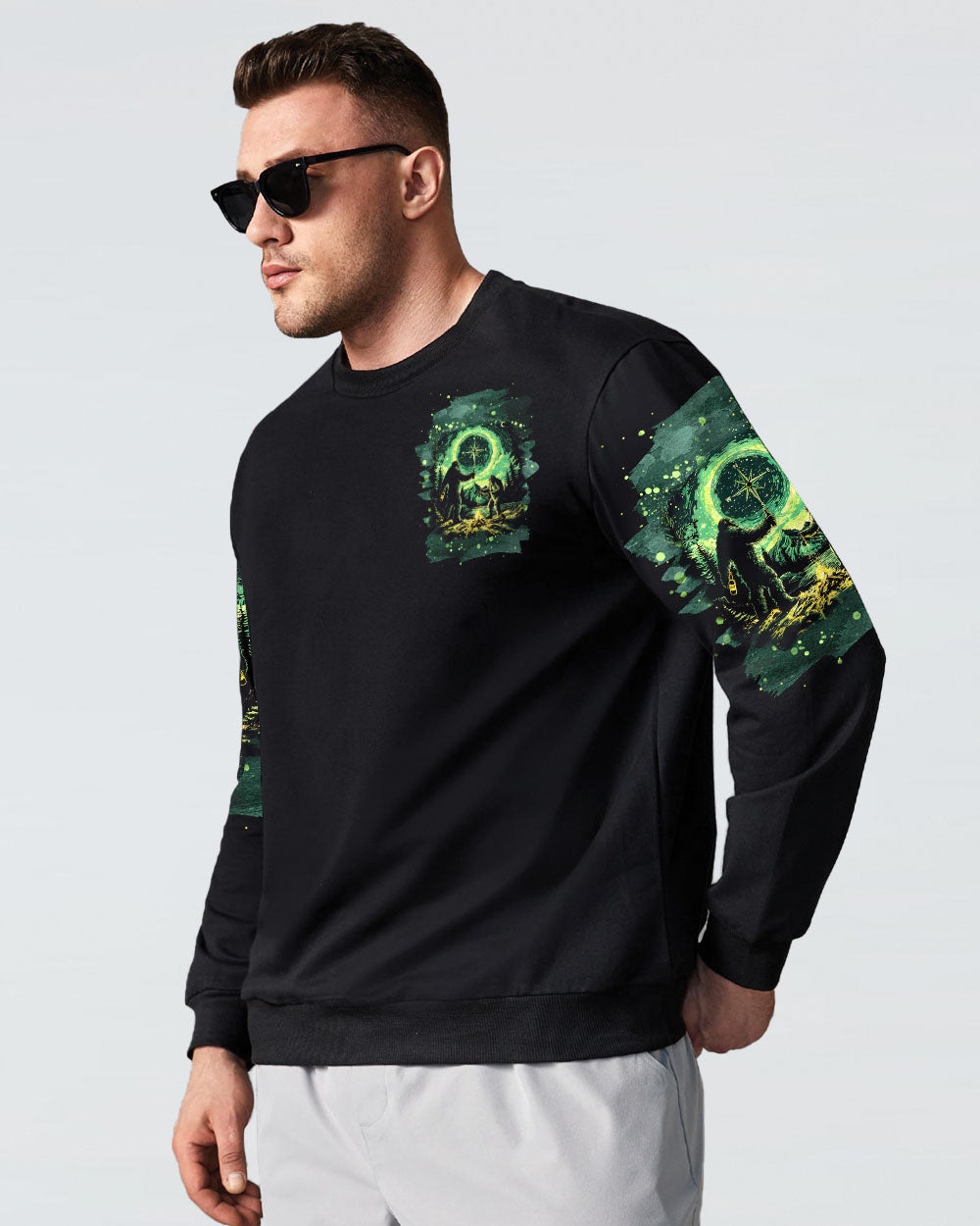 SMALL GANG BIGFOOT CAMPFIRE ALL OVER PRINT - TLNT0803251