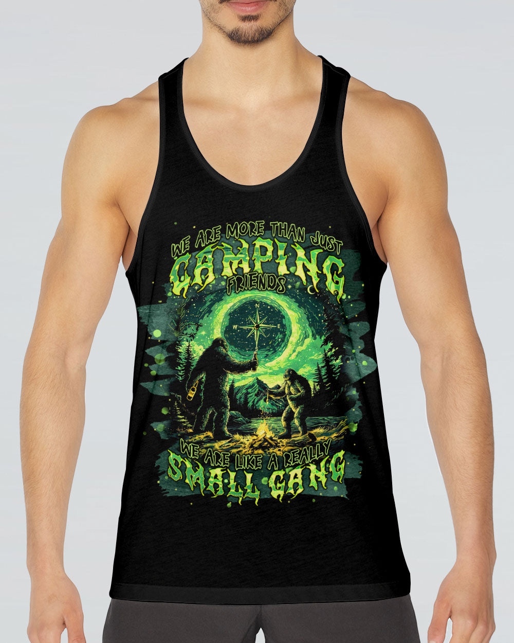 SMALL GANG BIGFOOT CAMPFIRE ALL OVER PRINT - TLNT0803251