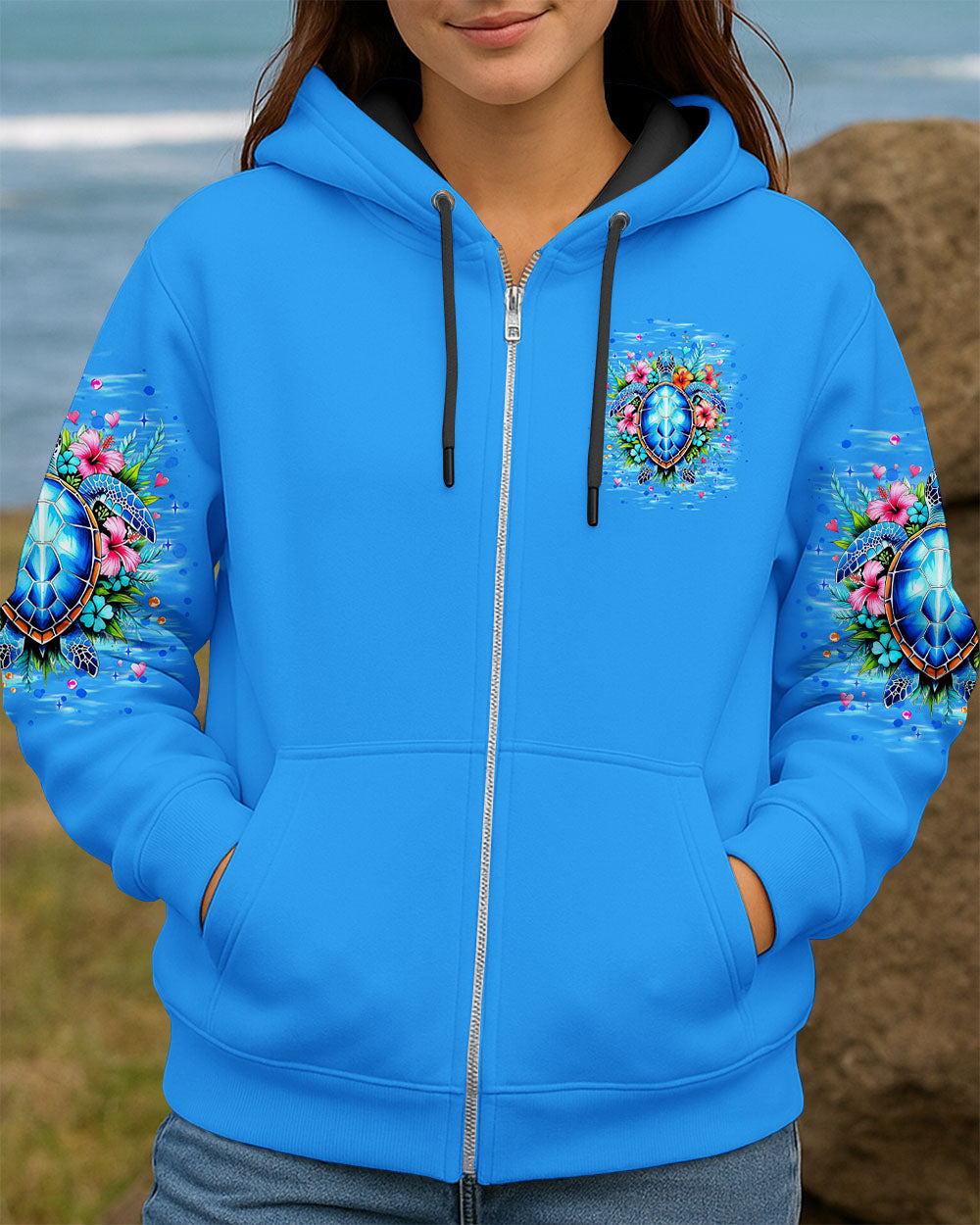 STAY WILD OCEAN CHILD TURTLE ALL OVER PRINT - TLNT0809254