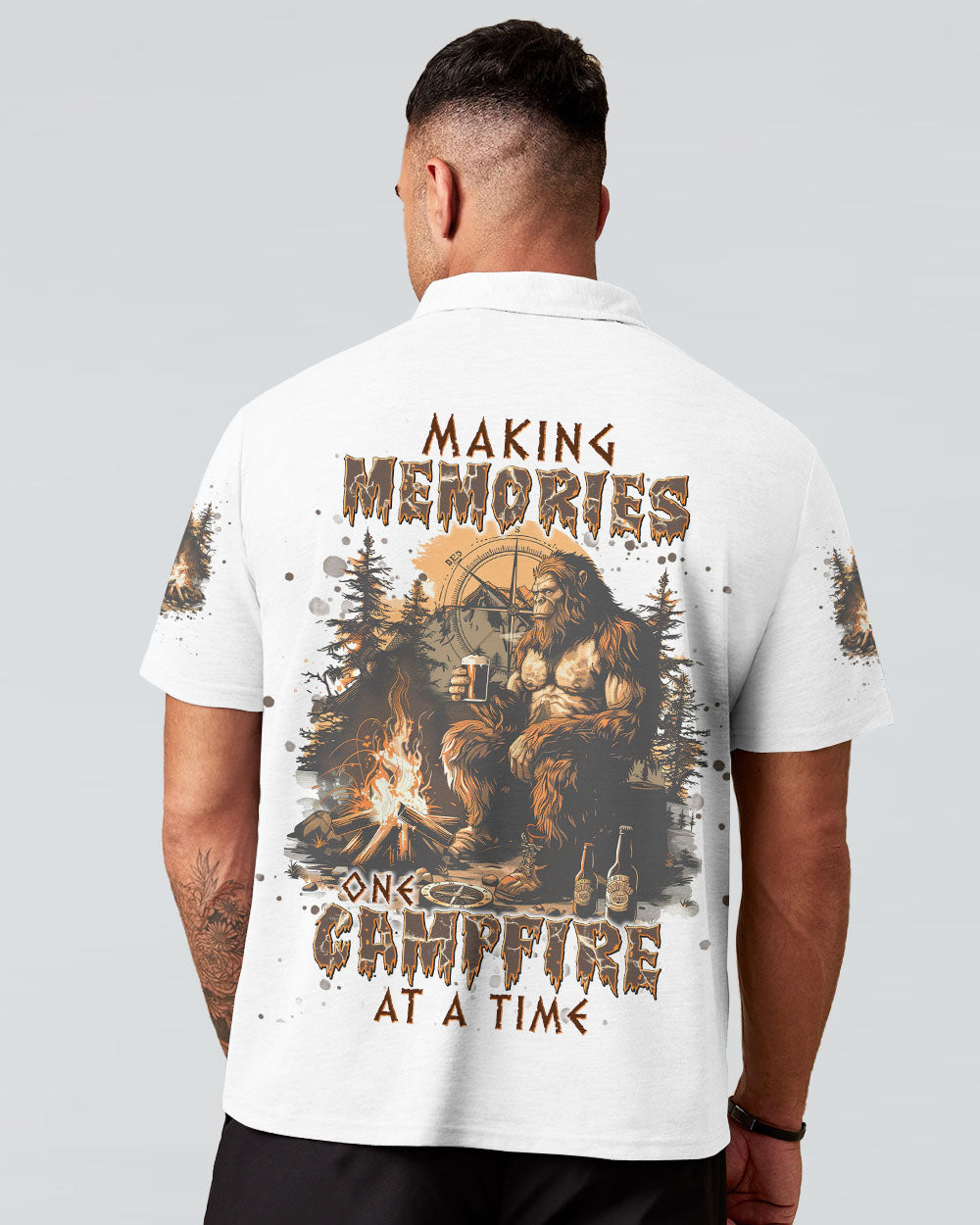 MAKING MEMORIES ONE CAMPFIRE AT A TIME BIGFOOT ALL OVER PRINT - TLNT0908241