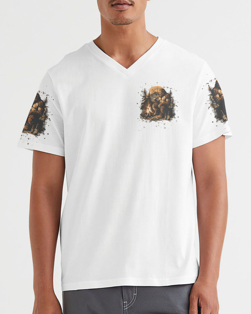 MAKING MEMORIES ONE CAMPFIRE AT A TIME BIGFOOT ALL OVER PRINT - TLNT0908241