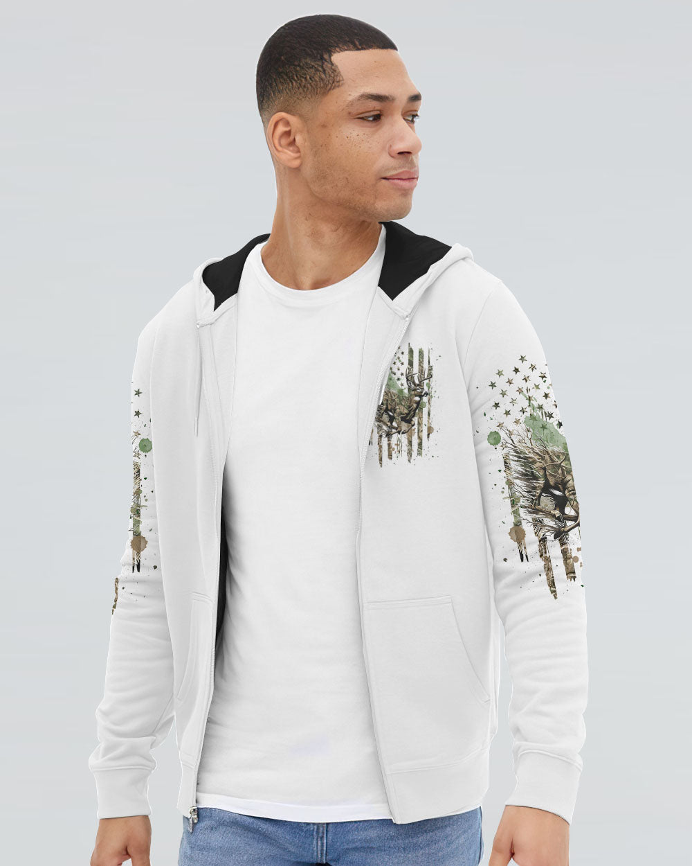 THE CLOSER I GET TO NATURE DEER HUNTING ALL OVER PRINT - TLNT0909241