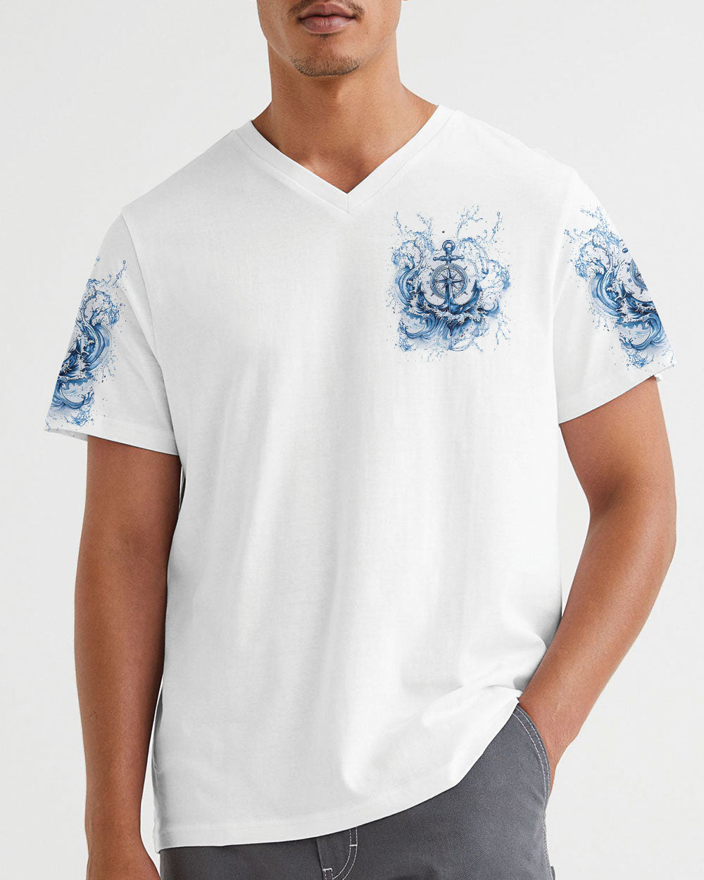 NOT ALL WHO WANDER ARE LOST ANCHOR COMPASS ALL OVER PRINT - TLNT1002254