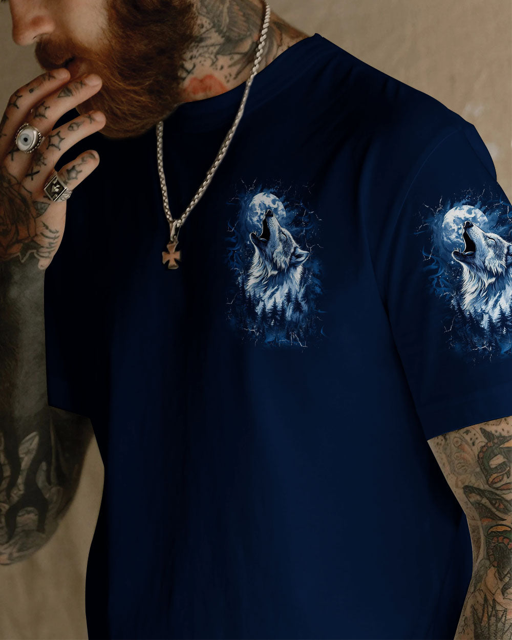 HELLO DARKNESS MY OLD FRIEND WOLF ALL OVER PRINT - TLNT1011252