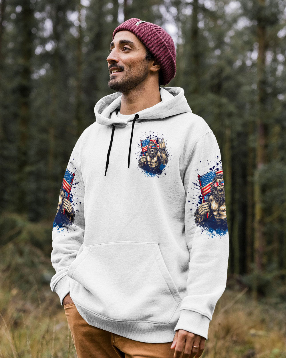 ADMIT IT LIFE WOULD BE BORING WITHOUT ME BIGFOOT ALL OVER PRINT - TLNT1107251