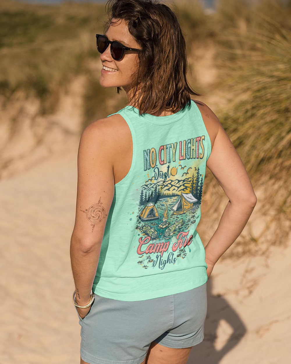 NO CITY LIGHTS JUST CAMP FIRE NIGHTS ALL OVER PRINT - TLNT1209244