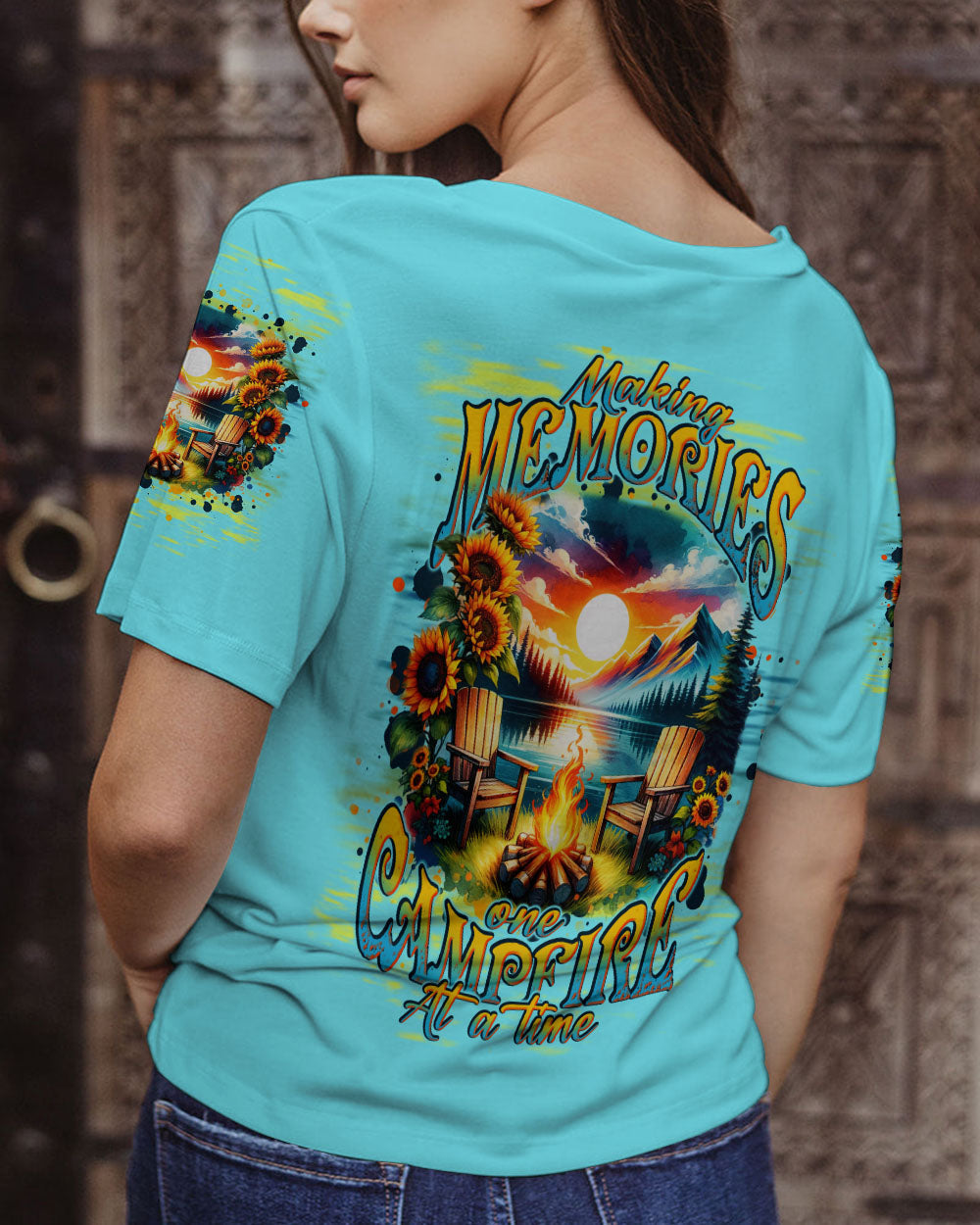 MAKING MEMORIES ONE CAMPFIRE AT A TIME ALL OVER PRINT - TLNT1406241