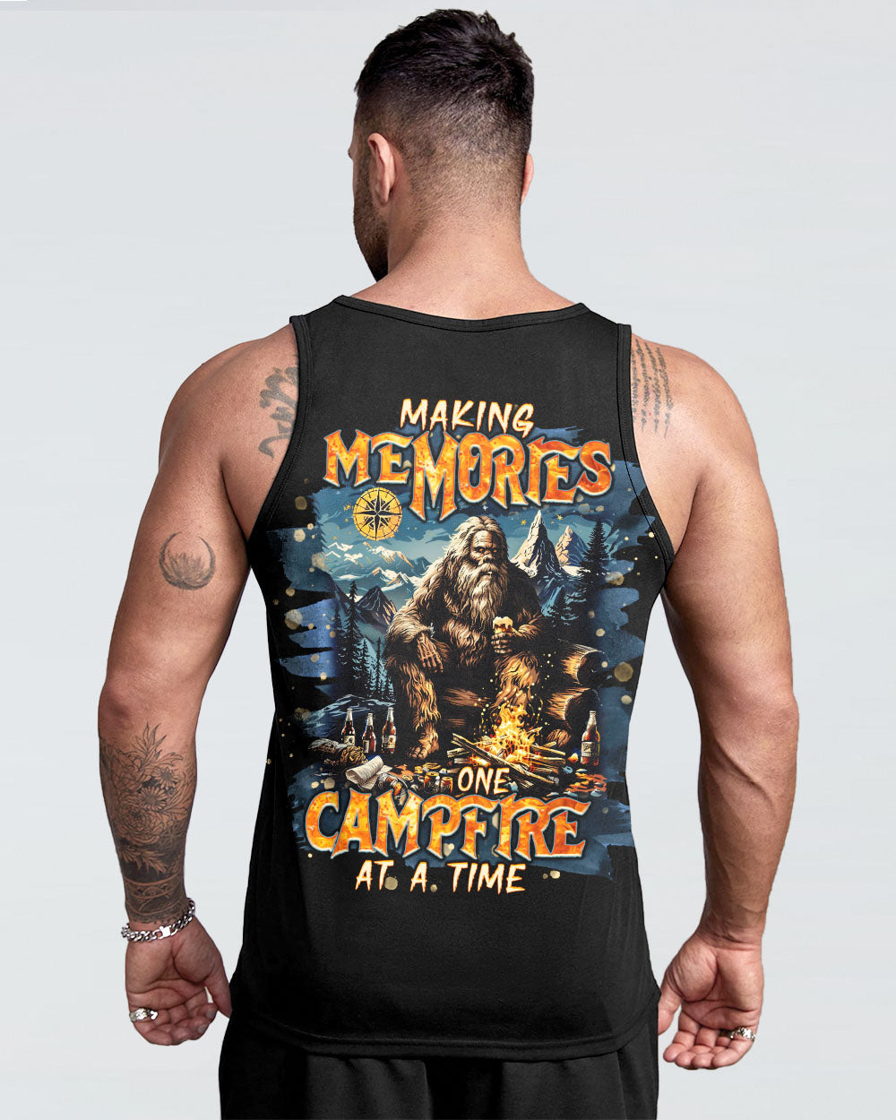 MAKING MEMORIES ONE CAMPFIRE AT A TIME BIGFOOT ALL OVER PRINT - TLNT1505251