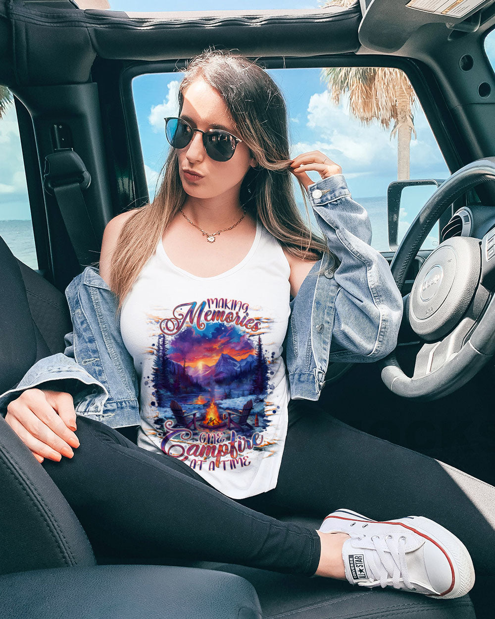 MAKING MEMORIES ONE CAMPFIRE AT A TIME ALL OVER PRINT  - TLNT1510241