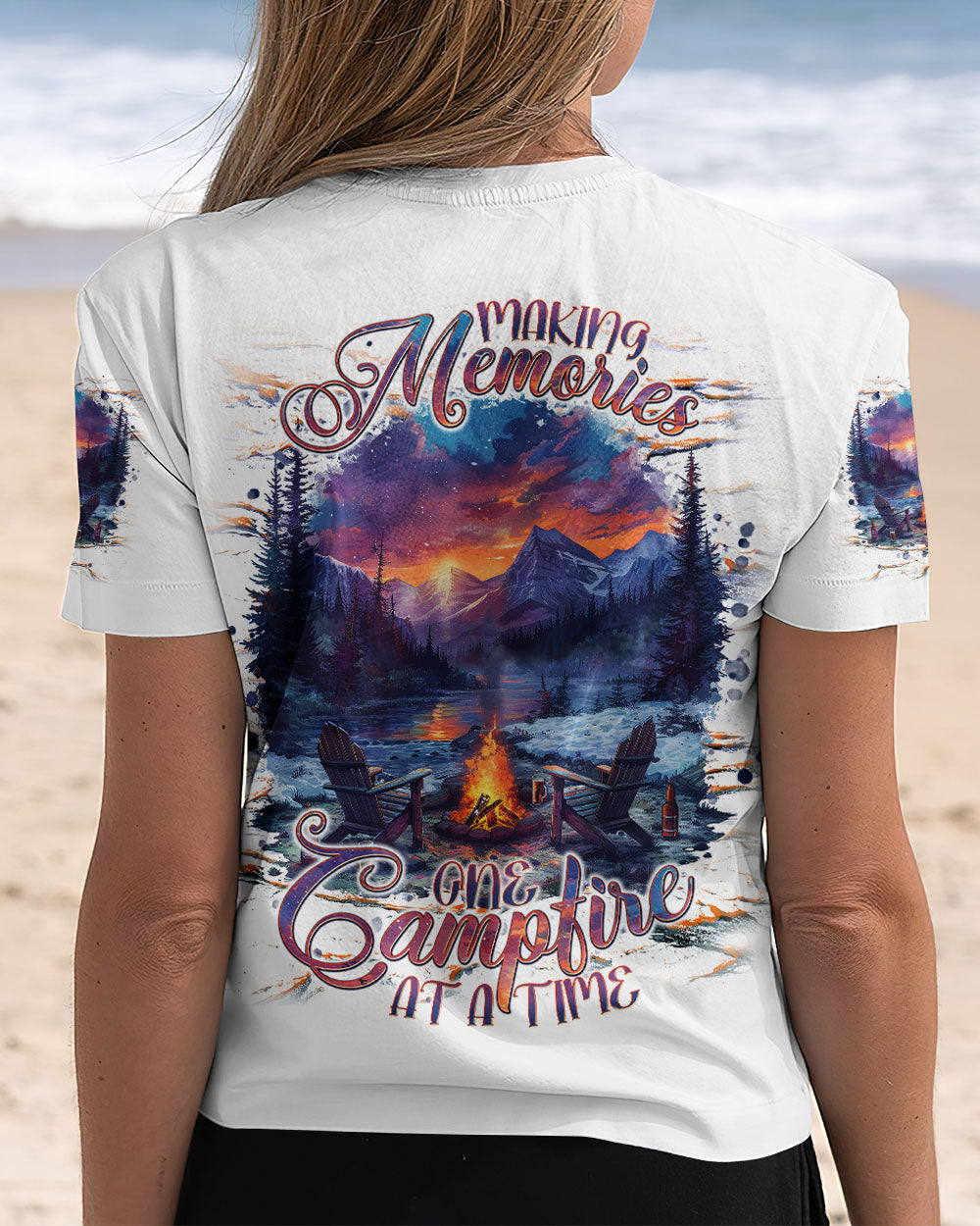 MAKING MEMORIES ONE CAMPFIRE AT A TIME ALL OVER PRINT  - TLNT1510241