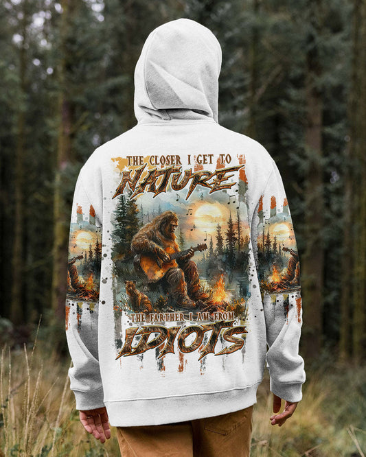 THE CLOSER I GET TO NATURE BIGFOOT GUITAR ALL OVER PRINT - TLNT1608241