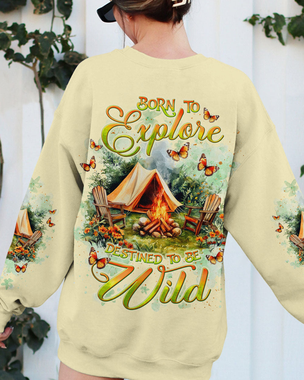 BORN TO EXPLORE DESTINED TO BE WILD ALL OVER PRINT - TLNT1709242