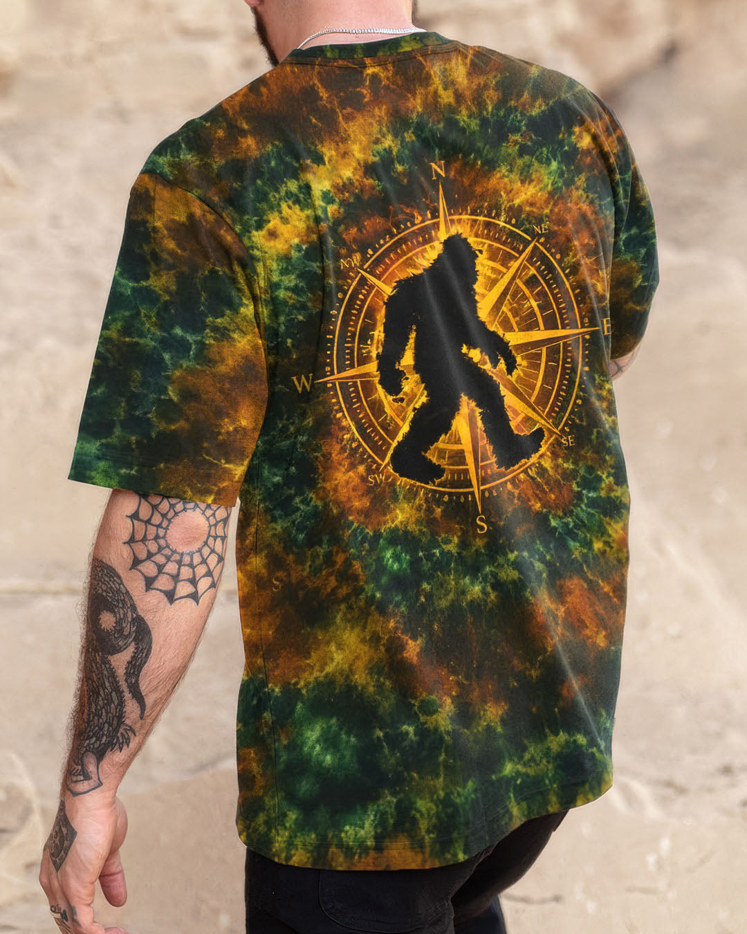 BIGFOOT COMPASS SWIRL ALL OVER PRINT - TLNT1812251